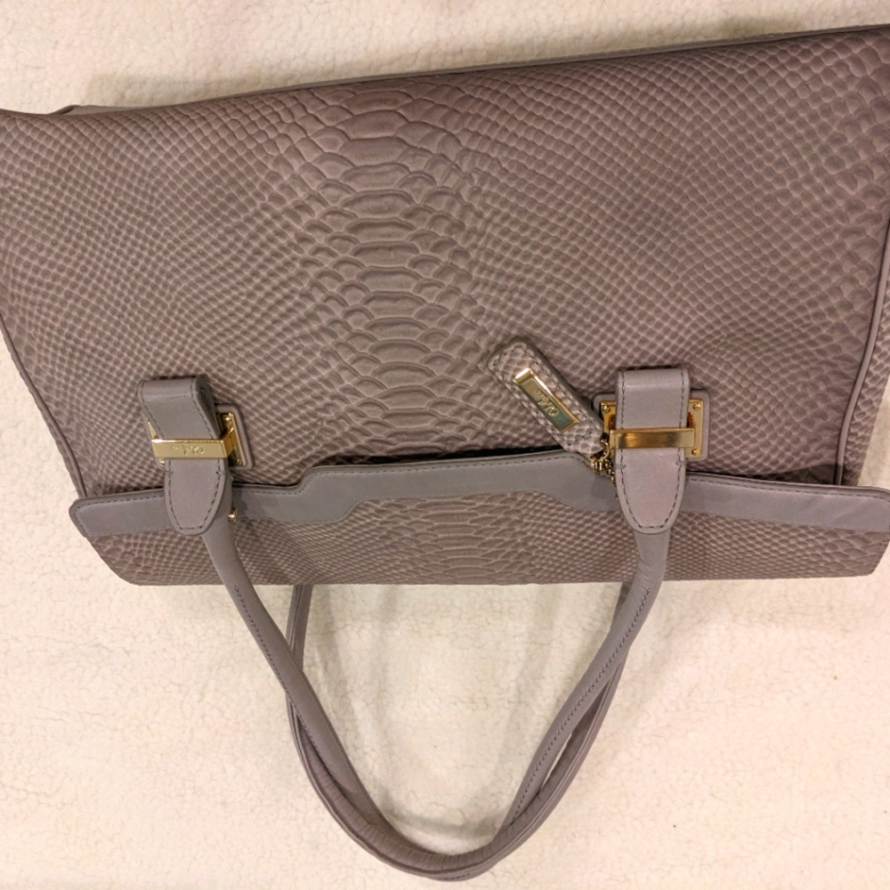 Cole Haan grey color leather purse